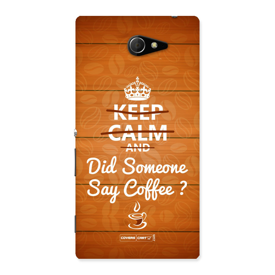 Coffee Ardour Back Case for Sony Xperia M2