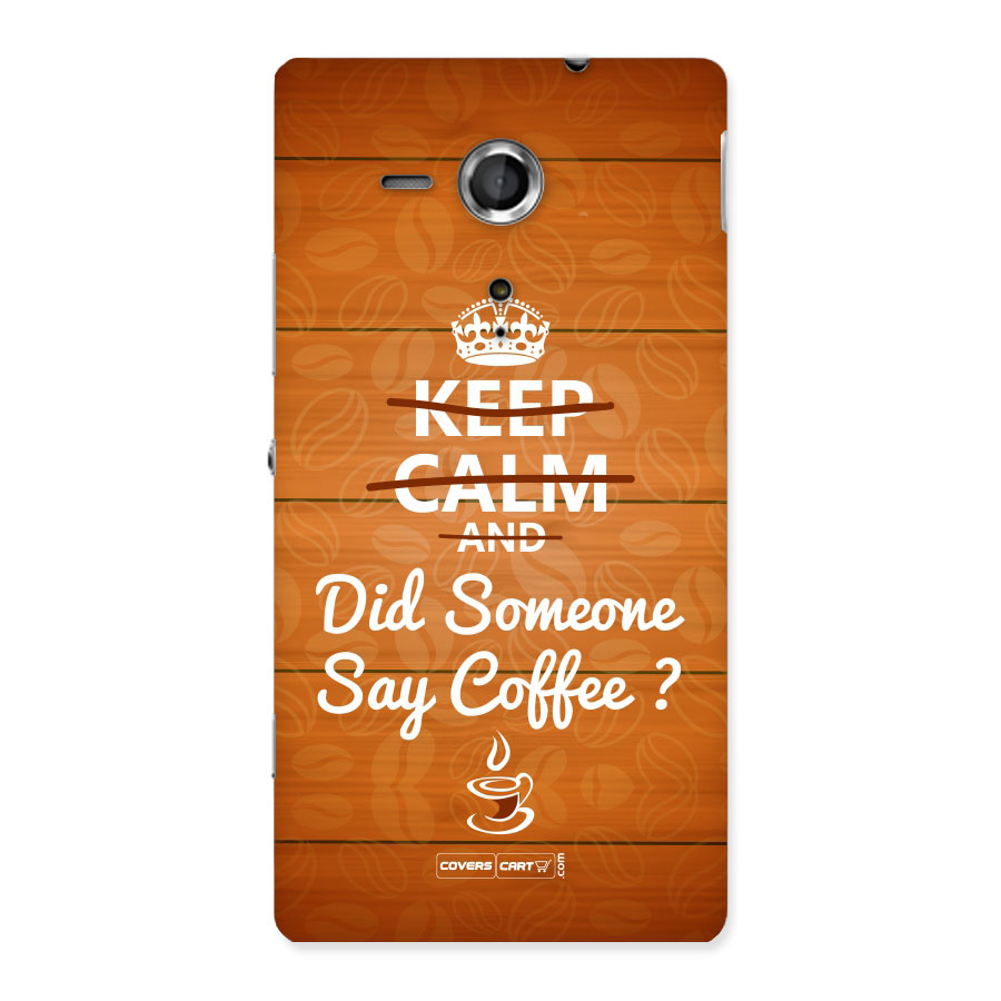 Coffee Ardour Back Case for Sony Xperia SP