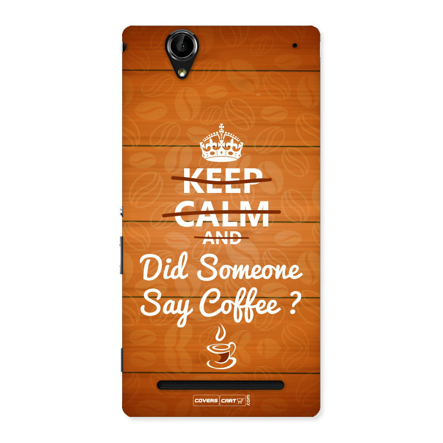 Coffee Ardour Back Case for Sony Xperia T2