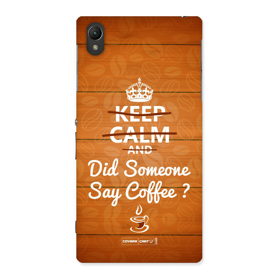 Coffee Ardour Back Case for Sony Xperia Z1