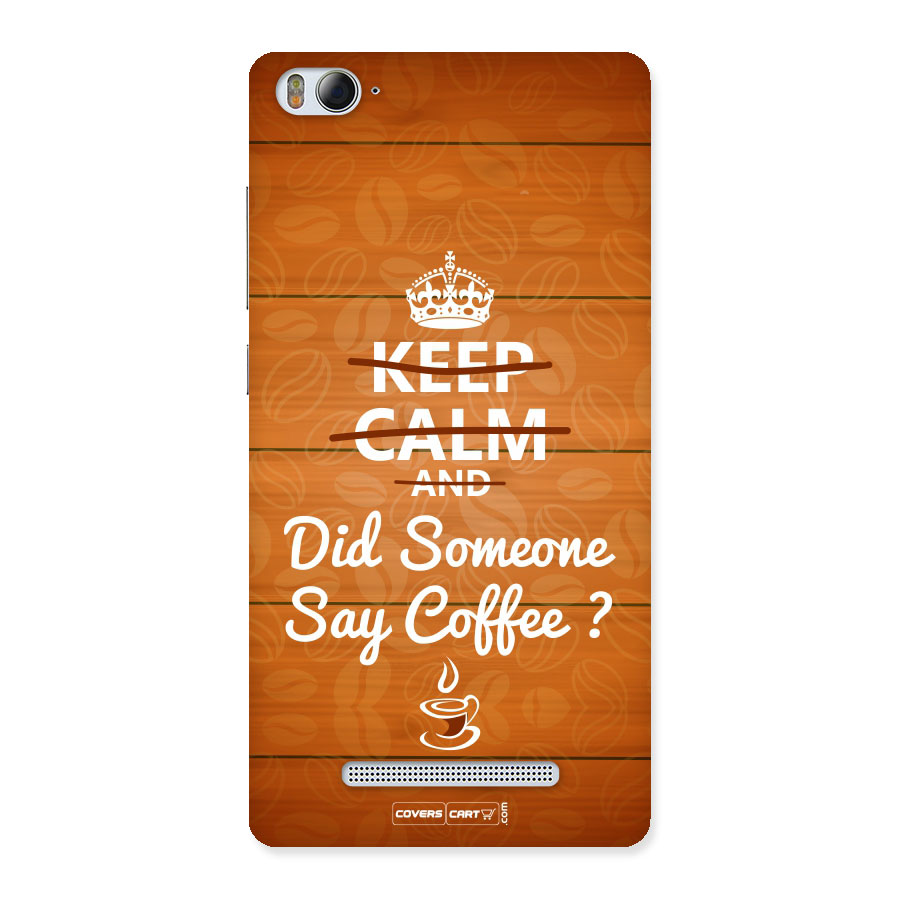 Coffee Ardour Back Case for Xiaomi Mi4i