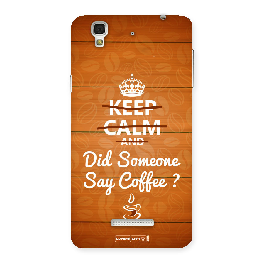 Coffee Ardour Back Case for Yu Yureka