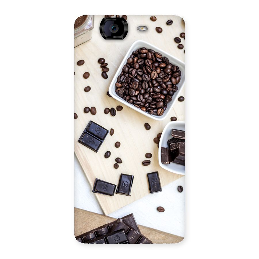 Coffee Beans and Chocolate Back Case for Canvas Knight A350