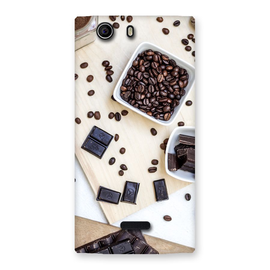 Coffee Beans and Chocolate Back Case for Canvas Nitro 2 E311