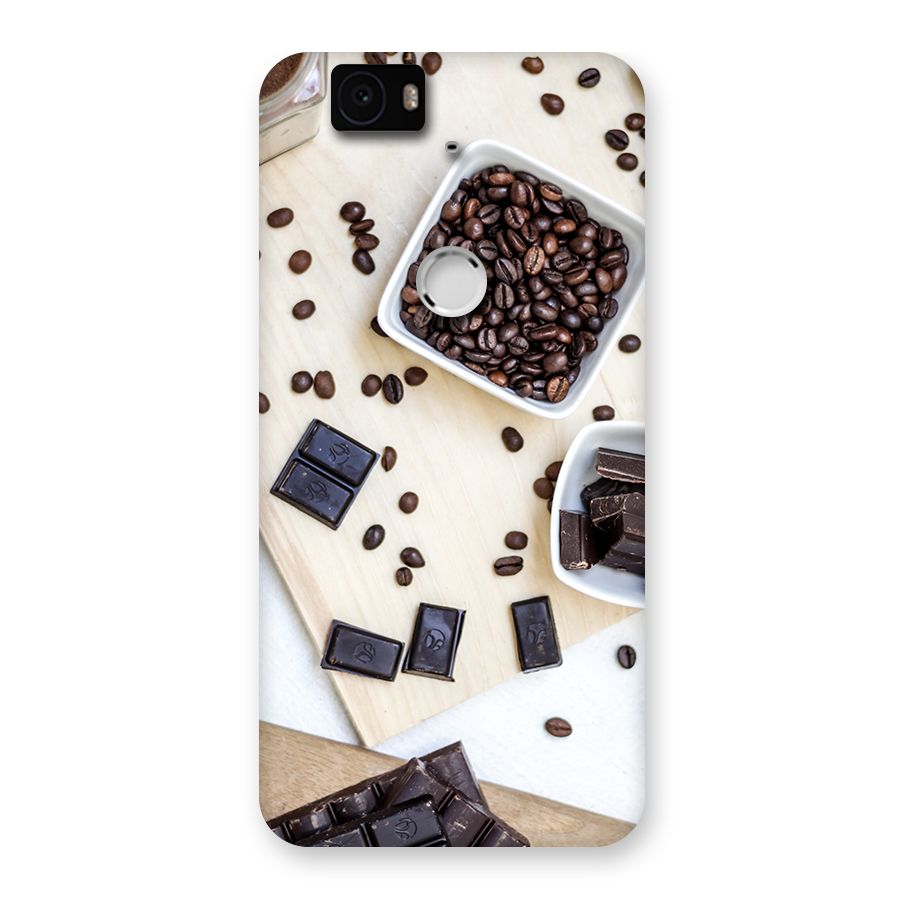 Coffee Beans and Chocolate Back Case for Google Nexus-6P