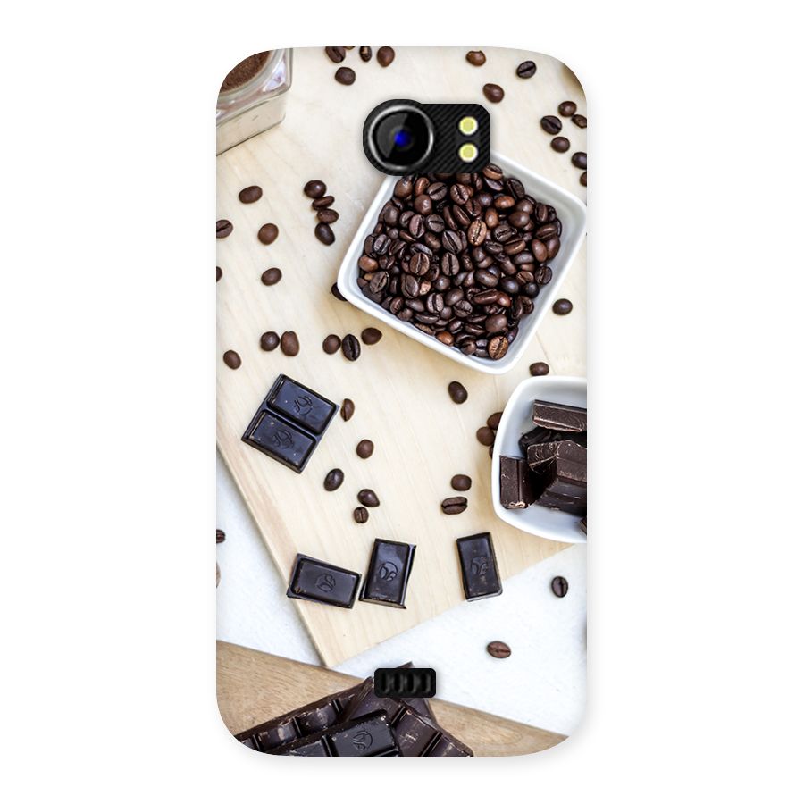 Coffee Beans and Chocolate Back Case for Micromax Canvas 2 A110