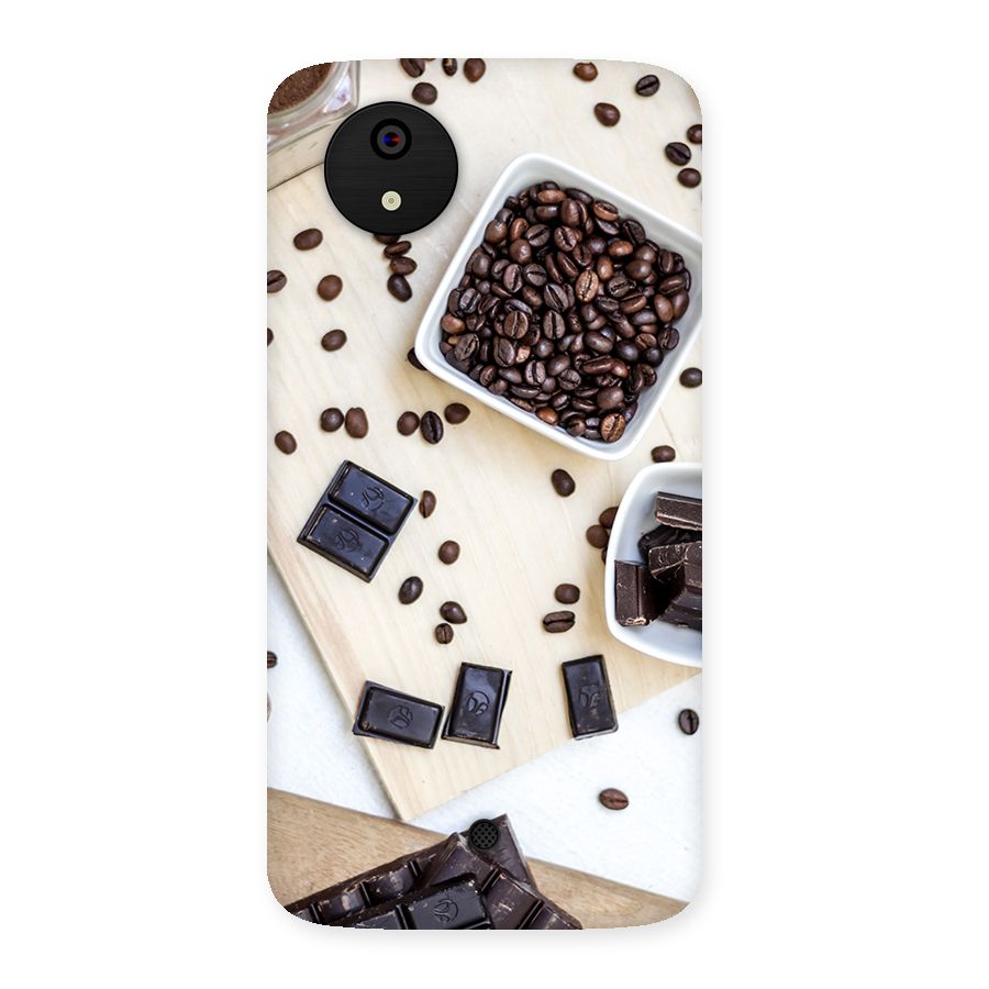 Coffee Beans and Chocolate Back Case for Micromax Canvas A1