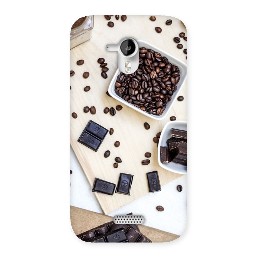 Coffee Beans and Chocolate Back Case for Micromax Canvas HD A116