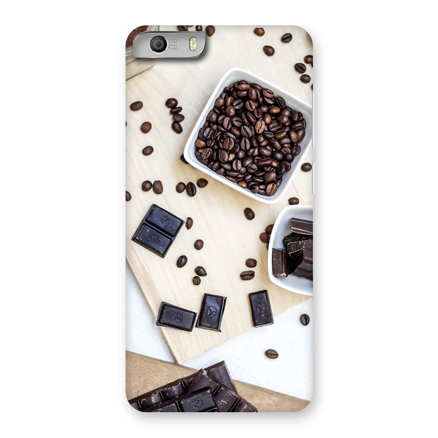 Coffee Beans and Chocolate Back Case for Micromax Canvas Knight 2