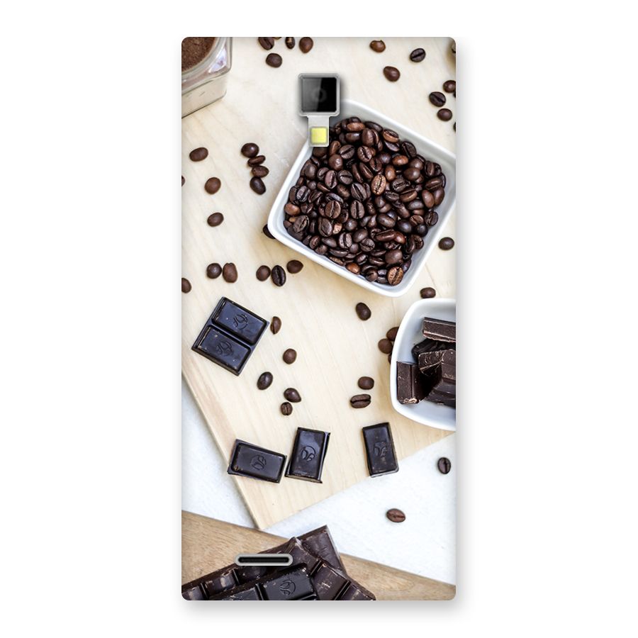 Coffee Beans and Chocolate Back Case for Micromax Canvas Xpress A99