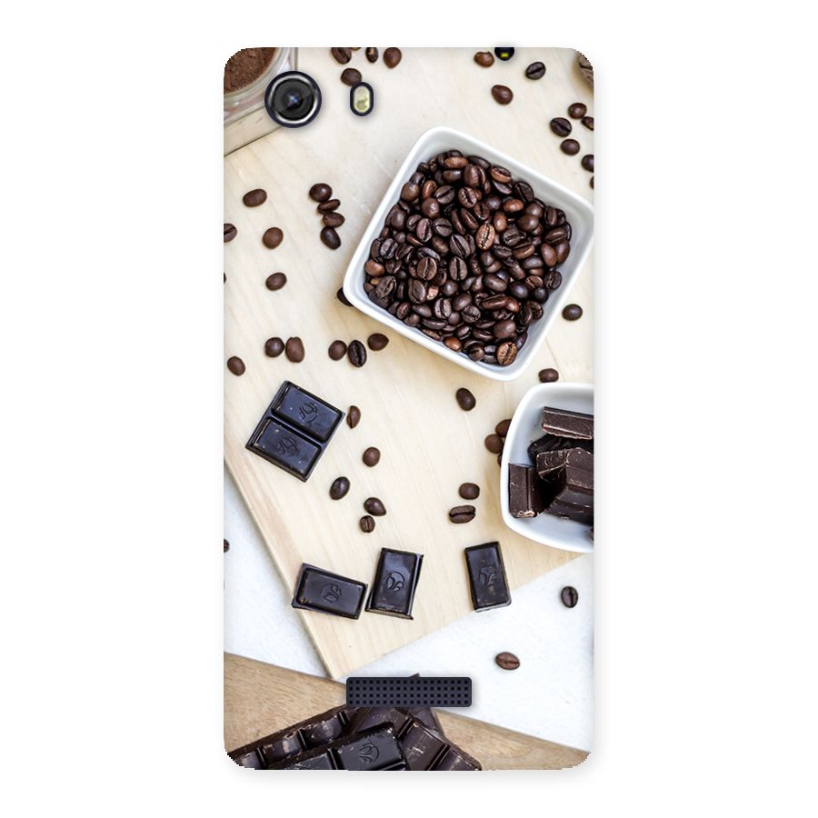 Coffee Beans and Chocolate Back Case for Micromax Unite 3
