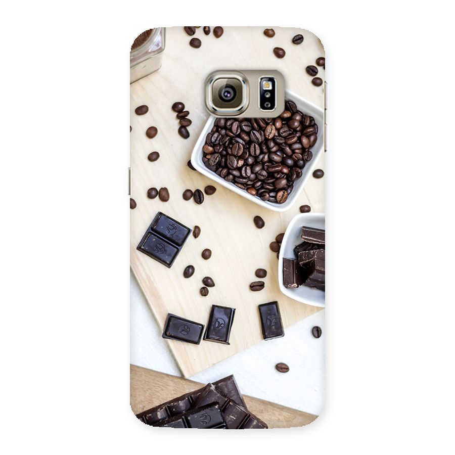 Coffee Beans and Chocolate Back Case for Samsung Galaxy S6 Edge