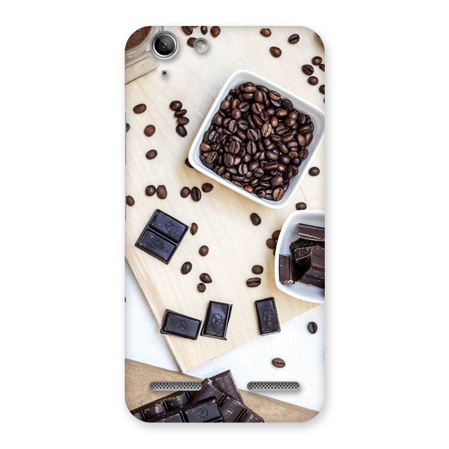 Coffee Beans and Chocolate Back Case for Vibe K5