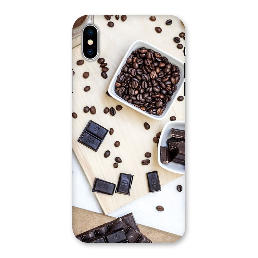 Coffee Beans and Chocolate Back Case for iPhone X