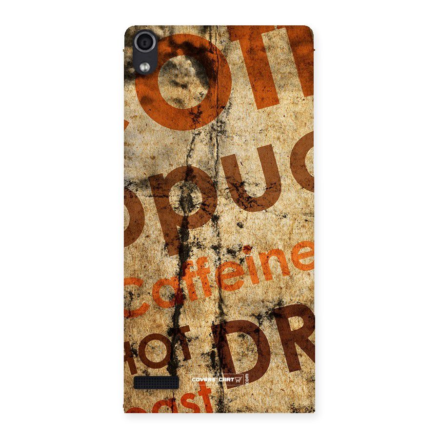 Coffee Caffeine Back Case for Ascend P6