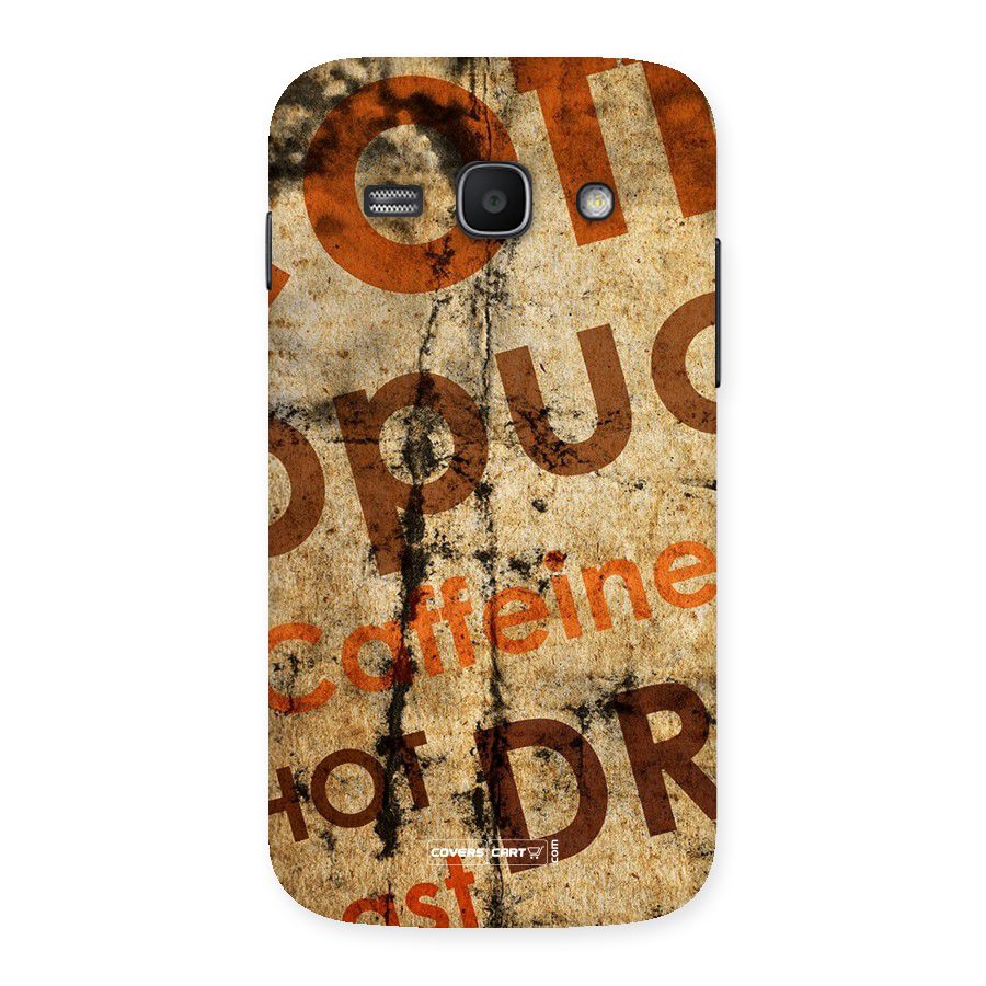 Coffee Caffeine Back Case for Galaxy Ace 3