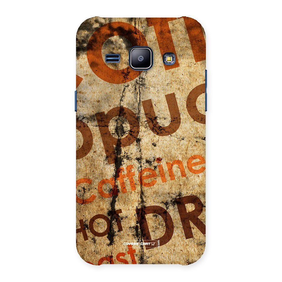 Coffee Caffeine Back Case for Galaxy J1