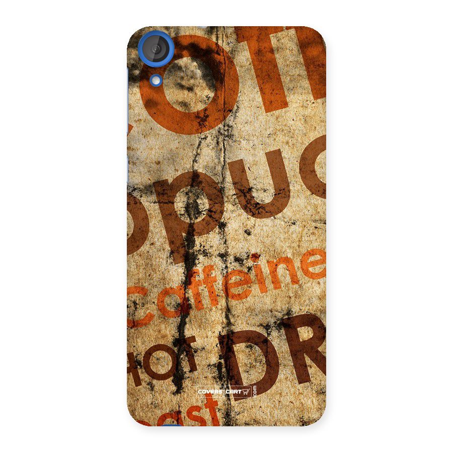 Coffee Caffeine Back Case for HTC Desire 820