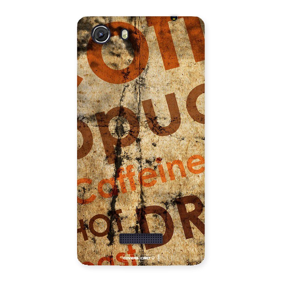 Coffee Caffeine Back Case for Micromax Unite 3