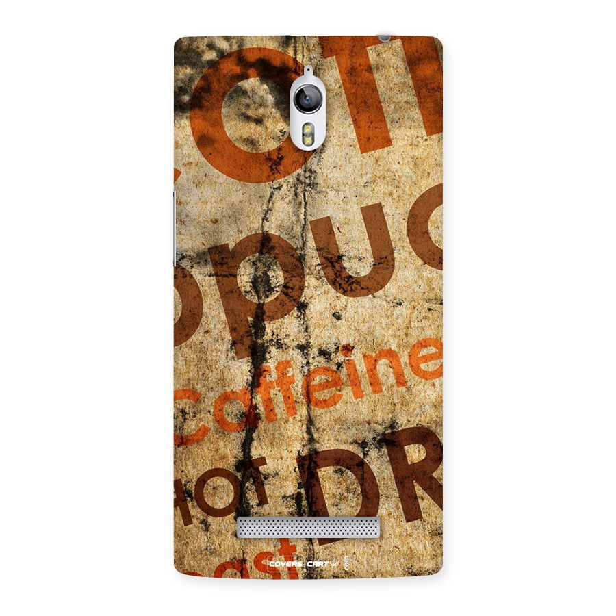 Coffee Caffeine Back Case for Oppo Find 7
