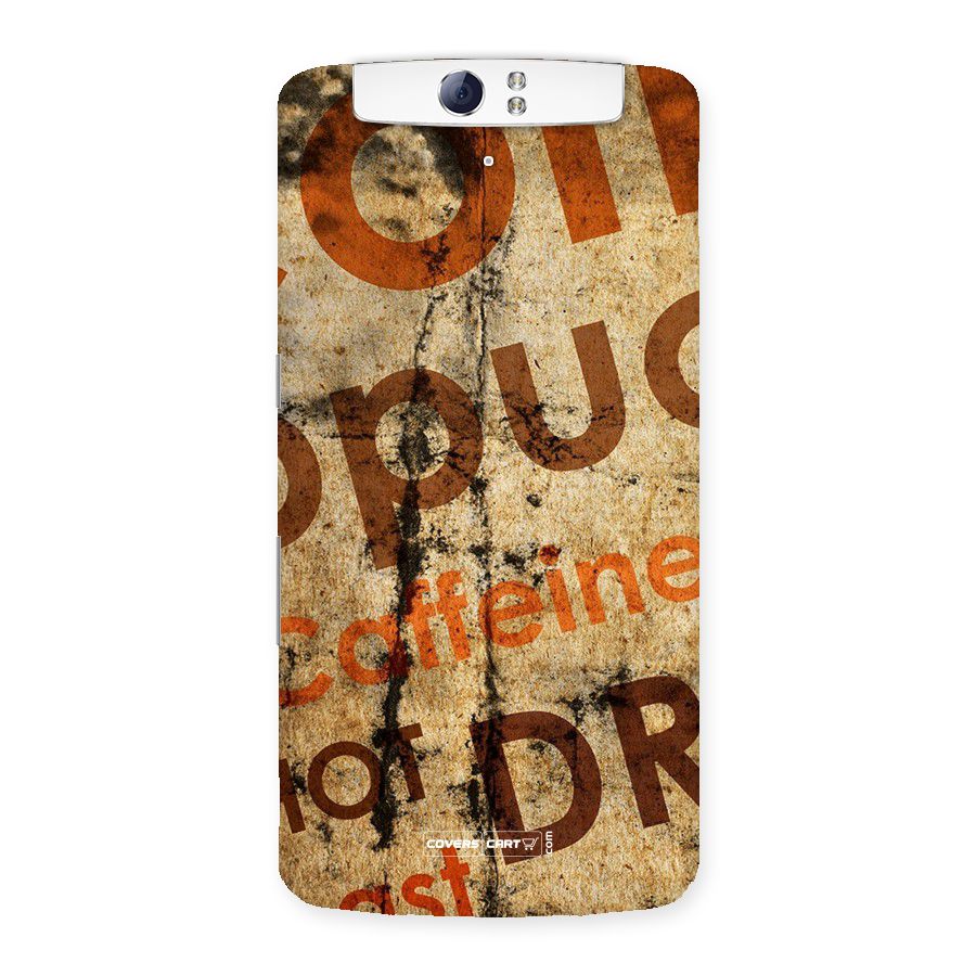 Coffee Caffeine Back Case for Oppo N1