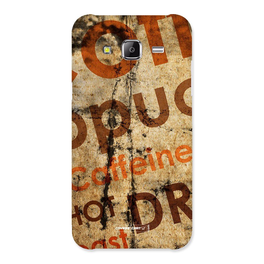 Coffee Caffeine Back Case for Samsung Galaxy J5