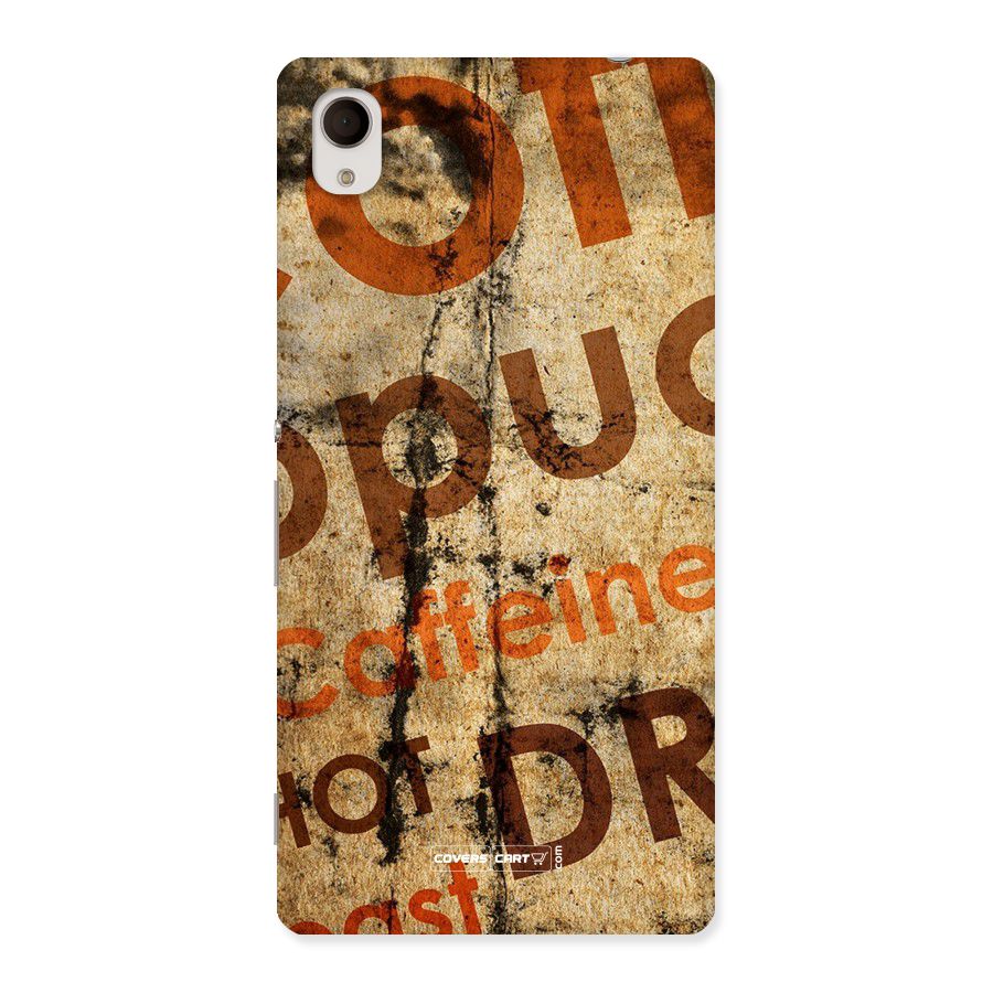 Coffee Caffeine Back Case for Sony Xperia M4