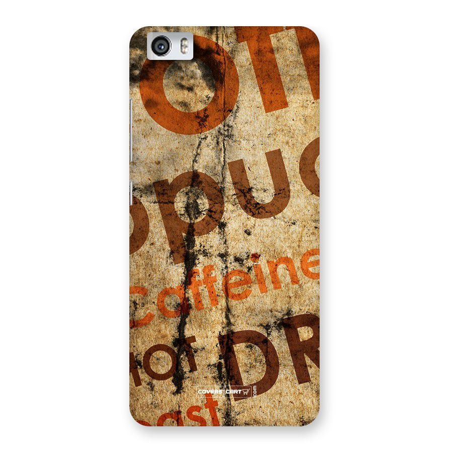 Coffee Caffeine Back Case for Xiaomi Redmi Mi5