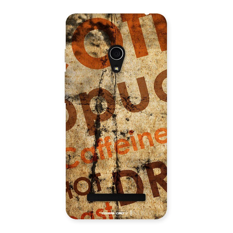 Coffee Caffeine Back Case for Zenfone 5