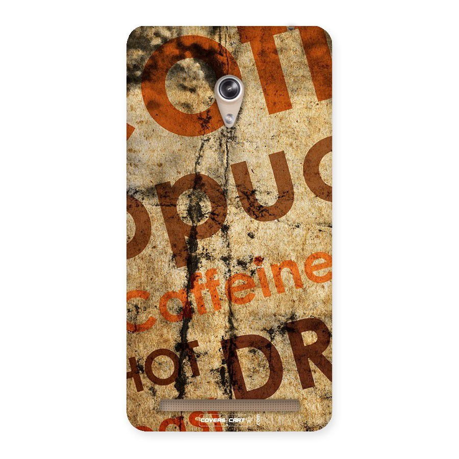 Coffee Caffeine Back Case for Zenfone 6