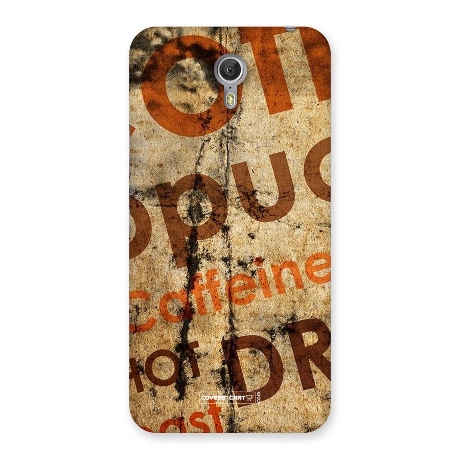 Coffee Caffeine Back Case for Zuk Z1