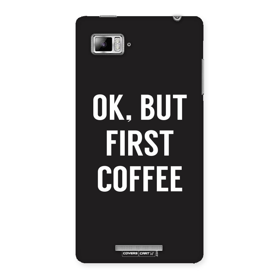 But First Coffee Back Case for Lenovo Vibe Z K910