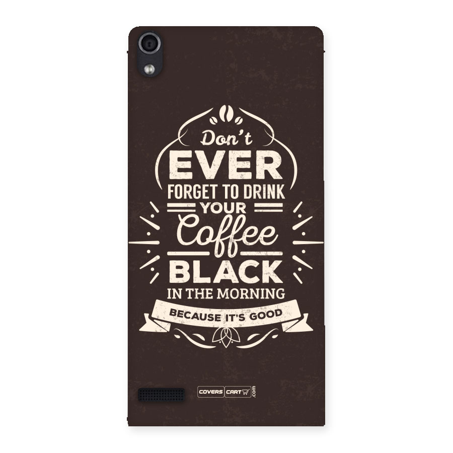 Morning Coffee Love Back Case for Ascend P6