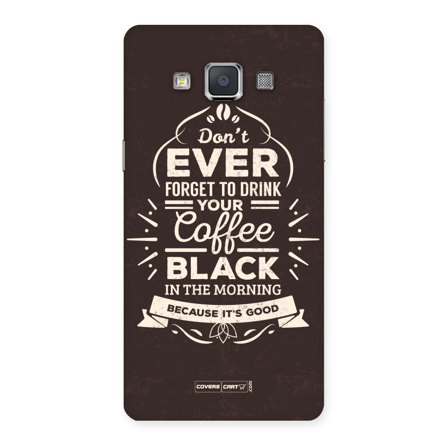 Morning Coffee Love Back Case for Galaxy Grand 3