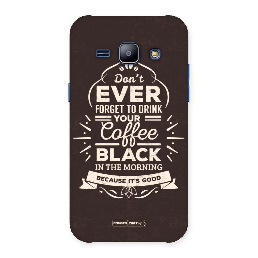 Morning Coffee Love Back Case for Galaxy J1