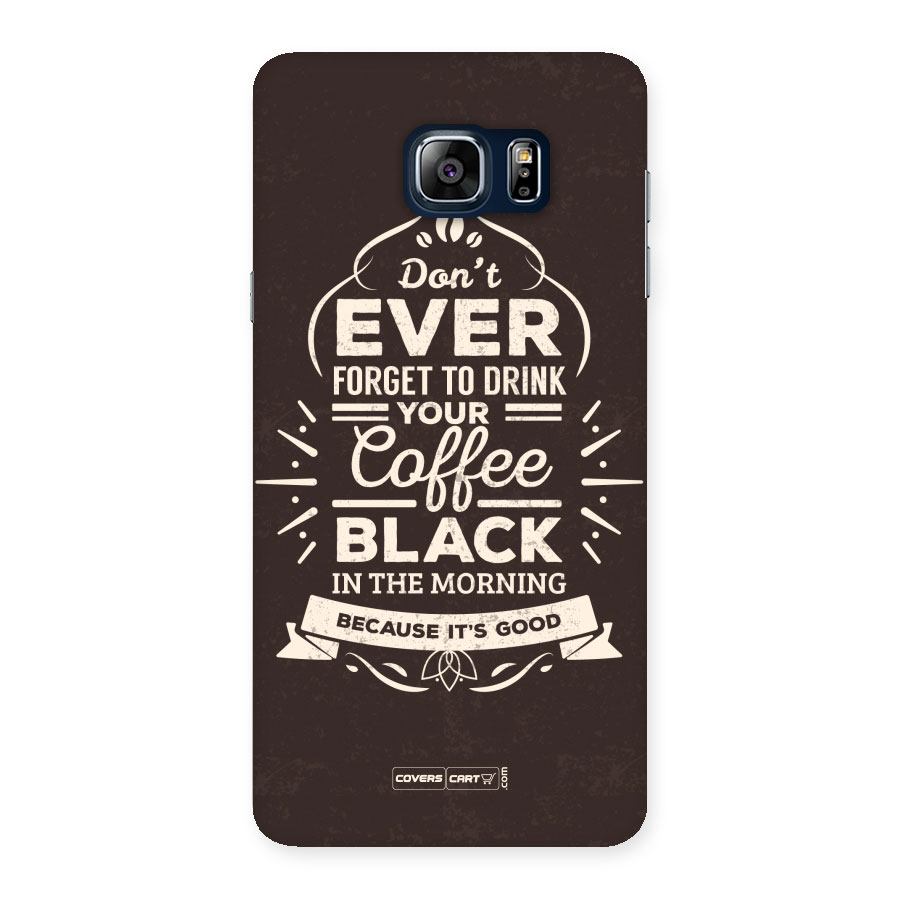 Morning Coffee Love Back Case for Galaxy Note 5