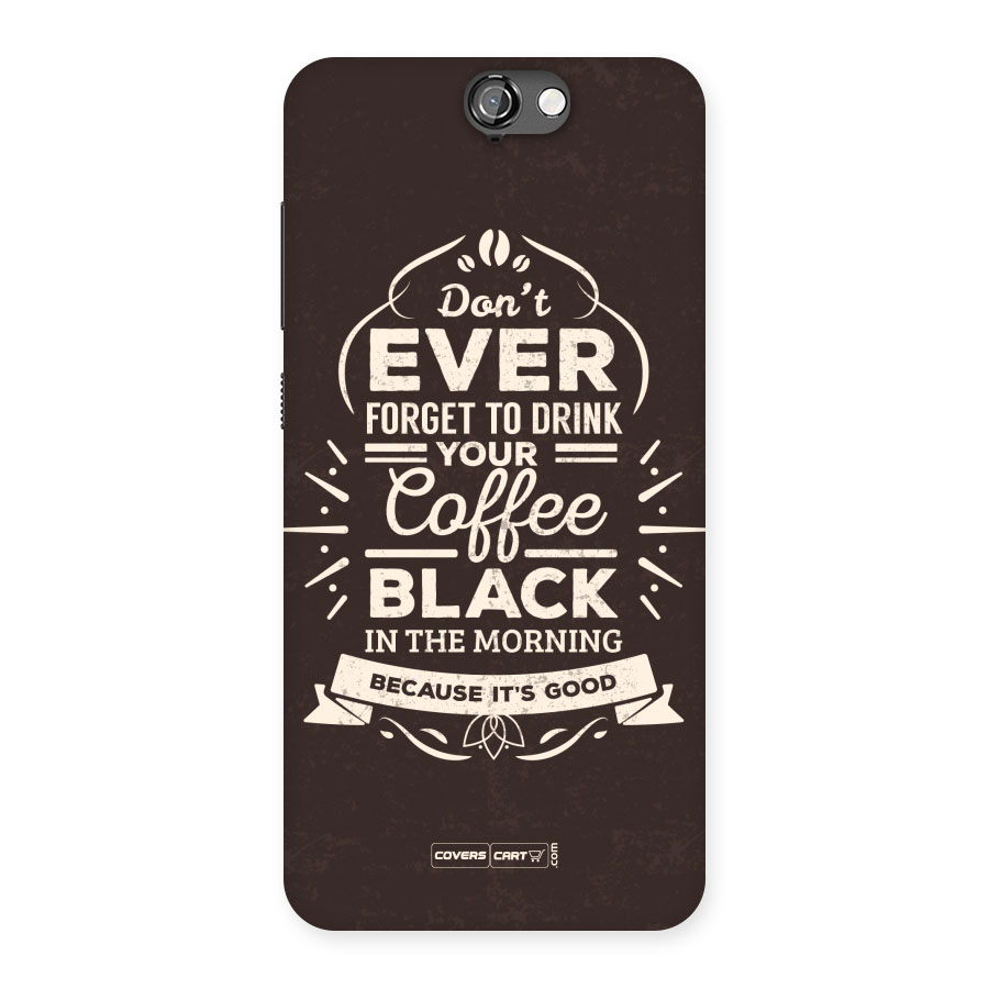 Morning Coffee Love Back Case for HTC One A9