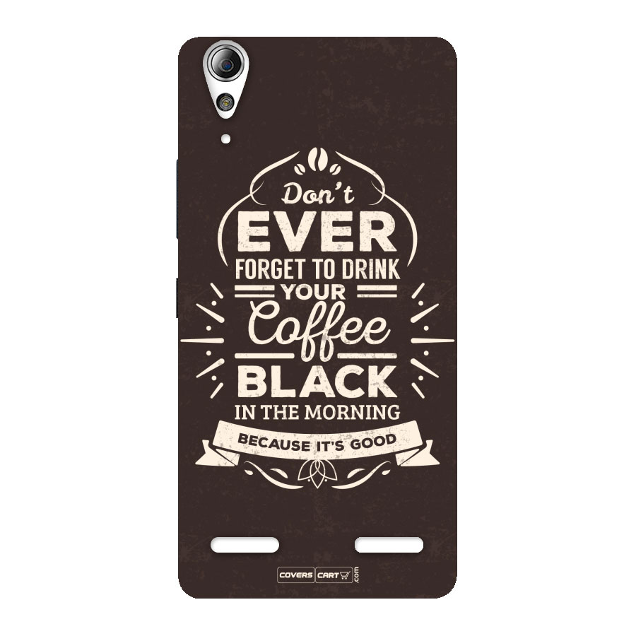 Morning Coffee Love Back Case for Lenovo A6000 Plus