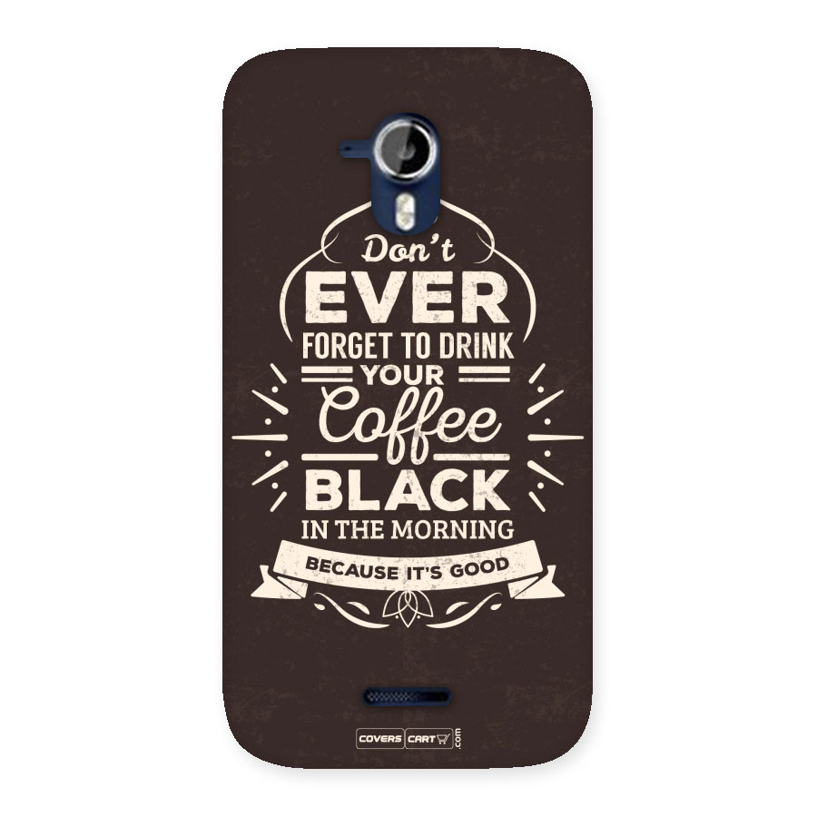 Morning Coffee Love Back Case for Micromax Canvas Magnus A117