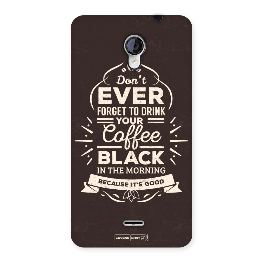 Morning Coffee Love Back Case for Micromax Unite 2 A106