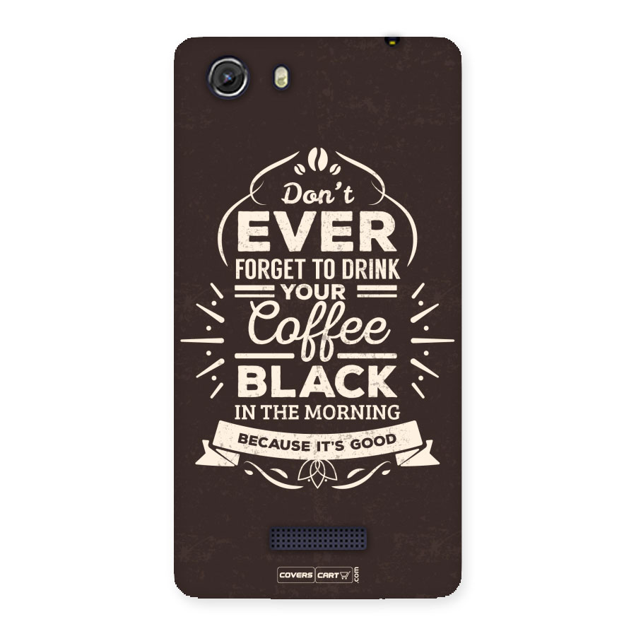 Morning Coffee Love Back Case for Micromax Unite 3