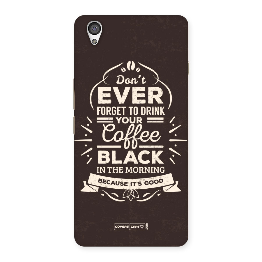 Morning Coffee Love Back Case for Oneplus X