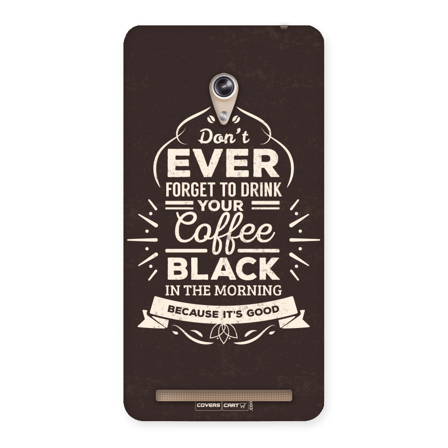 Morning Coffee Love Back Case for Zenfone 6