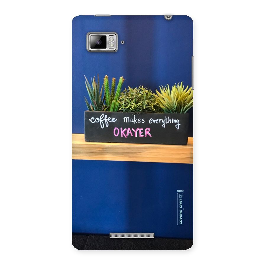 Coffee Makes Everything Okayer Back Case for Lenovo Vibe Z K910