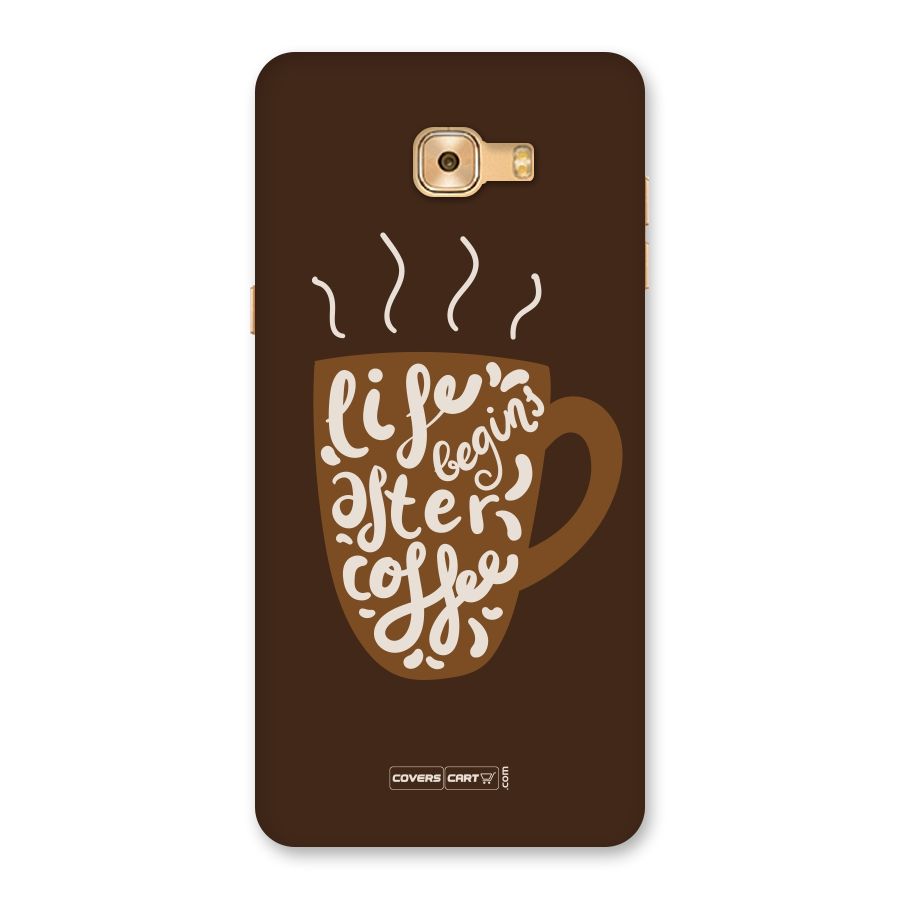 Coffee Mug Back Case for Galaxy C9 Pro
