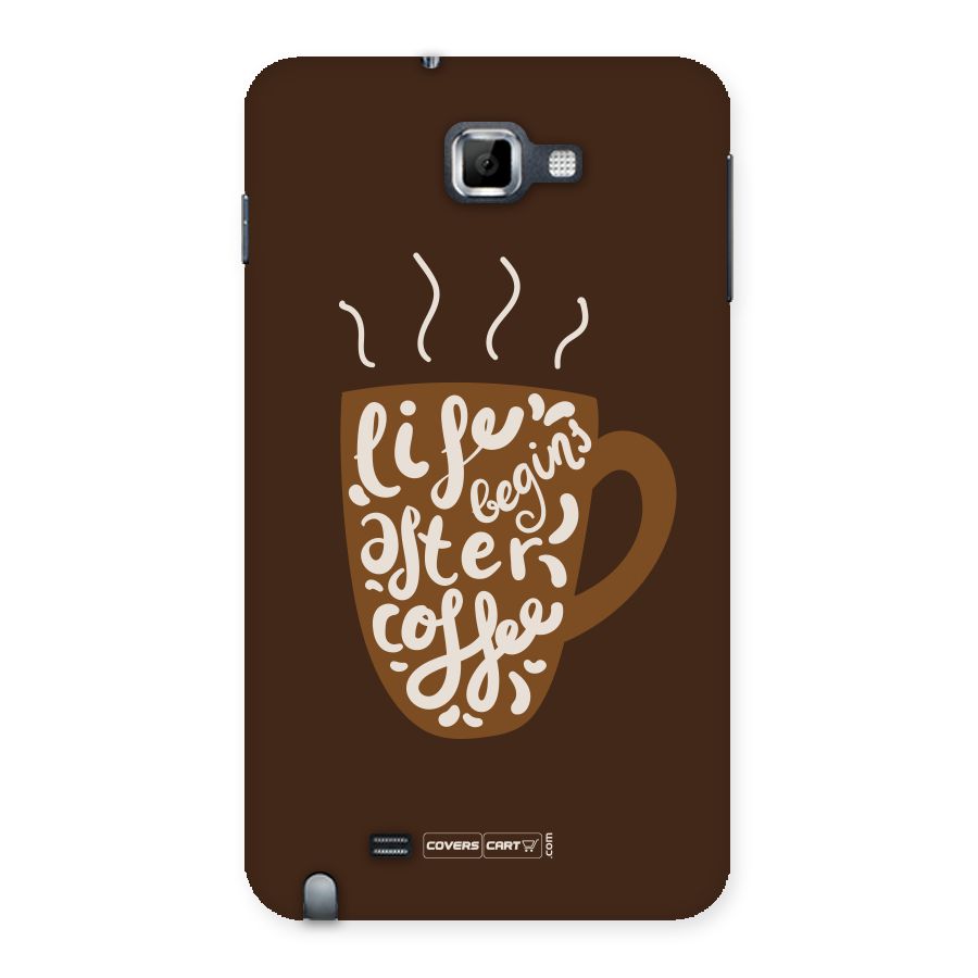Coffee Mug Back Case for Galaxy Note