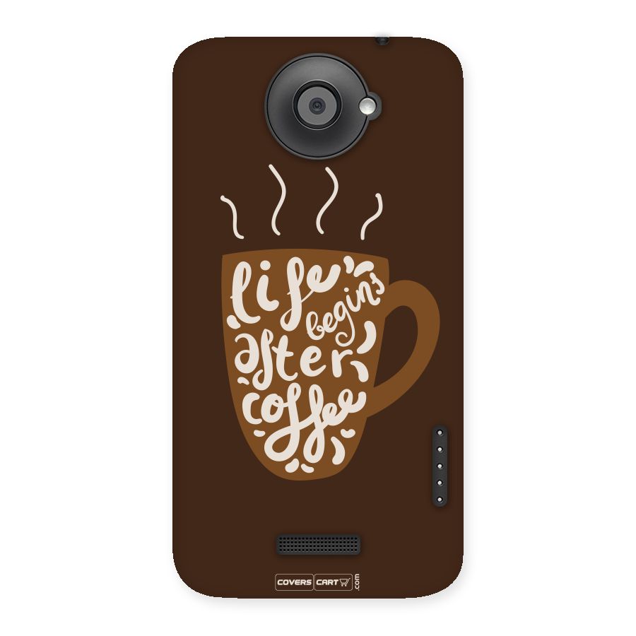 Coffee Mug Back Case for HTC One X
