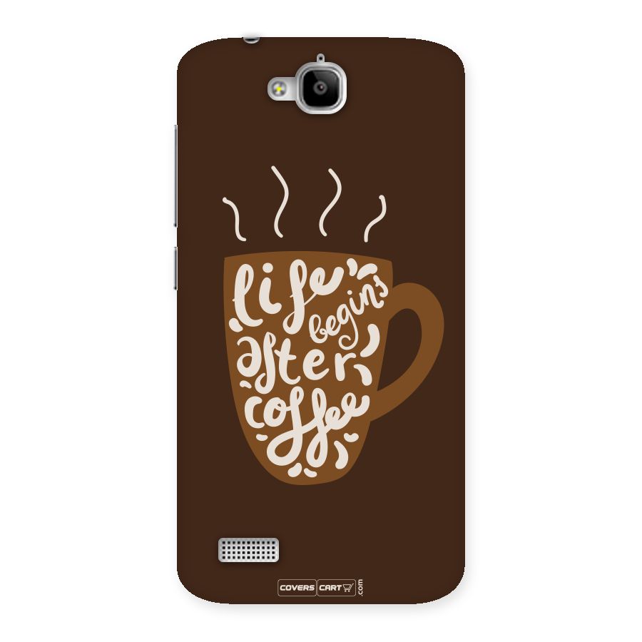 Coffee Mug Back Case for Honor Holly