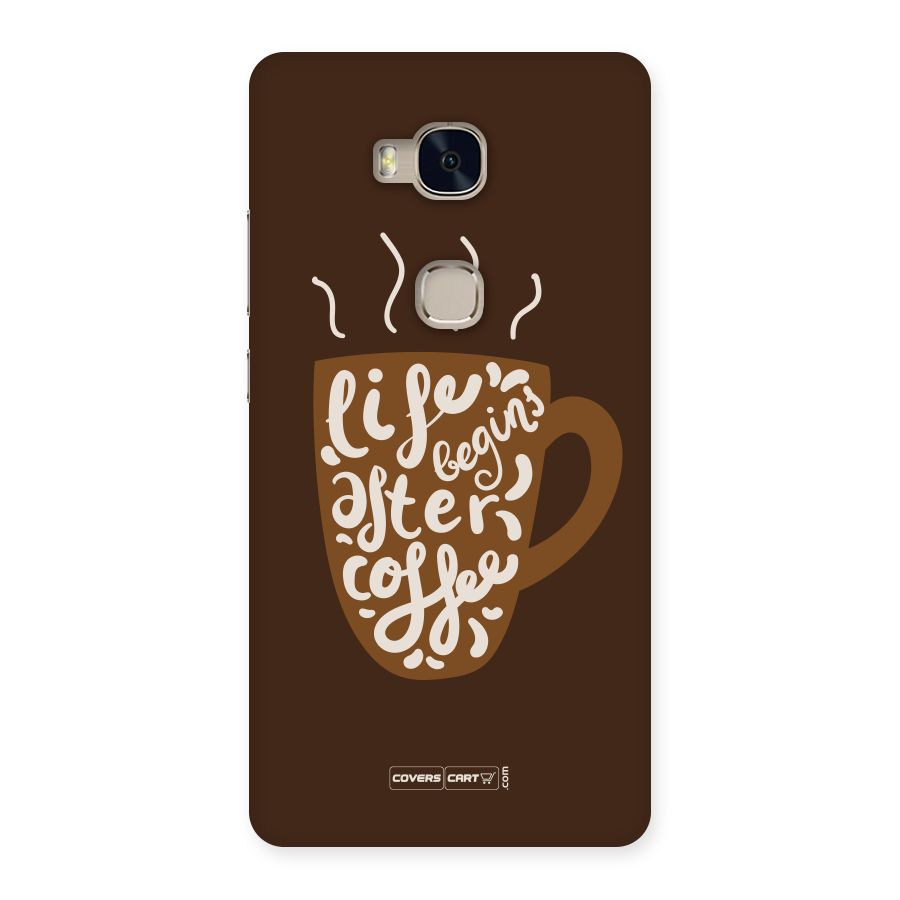 Coffee Mug Back Case for Huawei Honor 5X