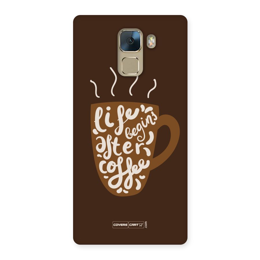 Coffee Mug Back Case for Huawei Honor 7